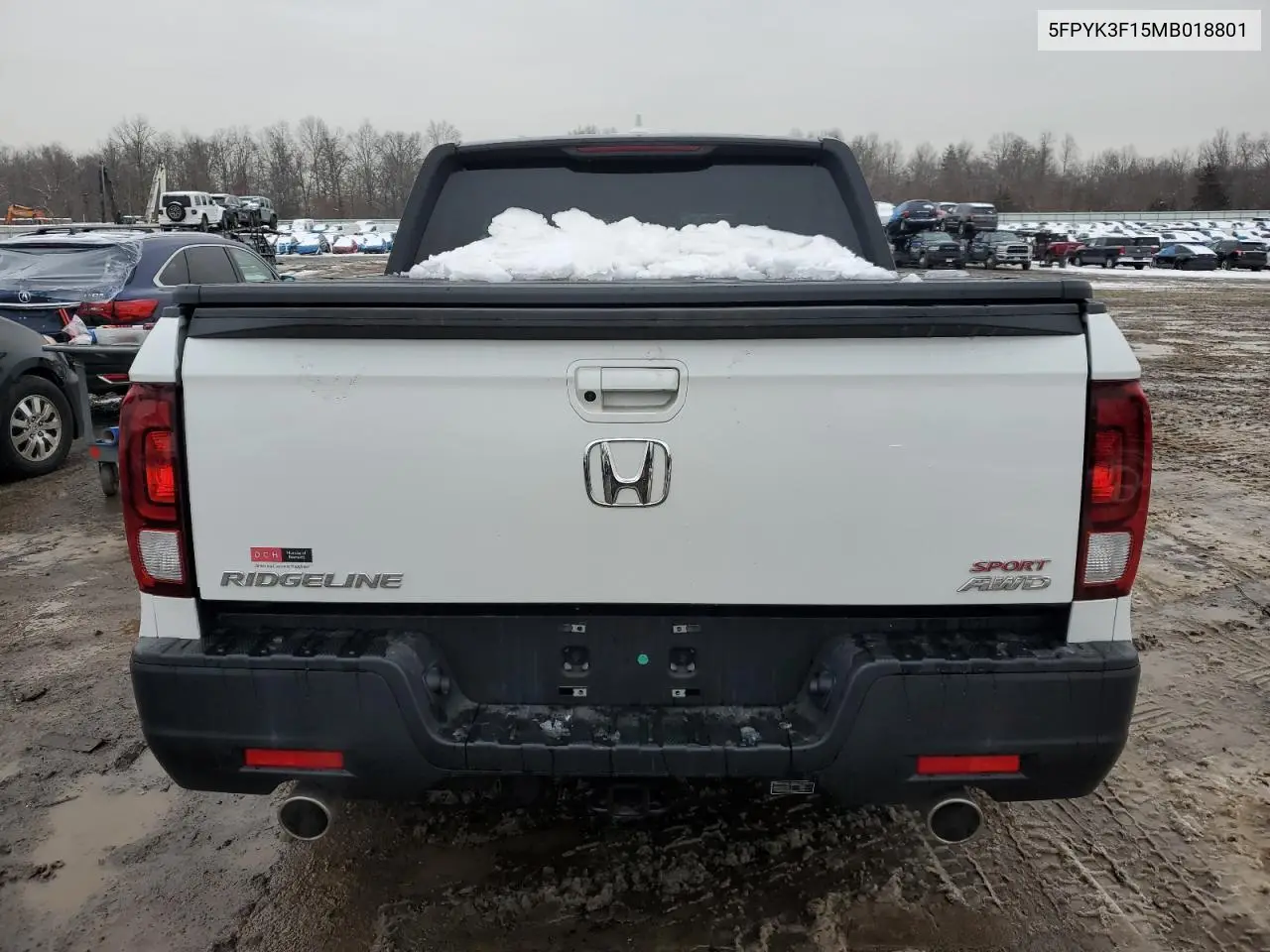 5fpyk3f15mb018801 5FPYK3F15MB018801 2021 Honda Ridgeline Sport