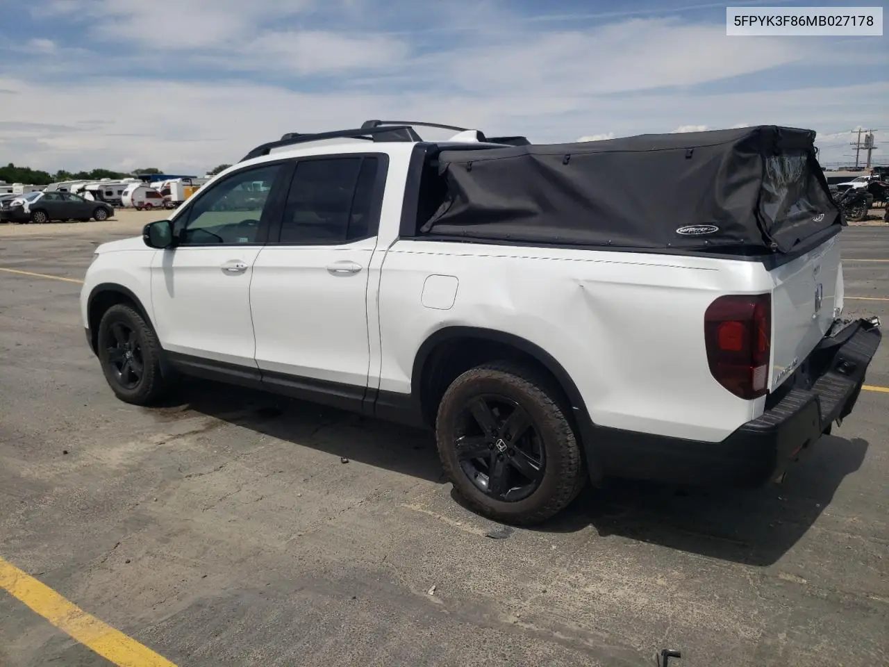 2021 Honda Ridgeline Black Edition VIN: 5FPYK3F86MB027178 Lot: 60741105