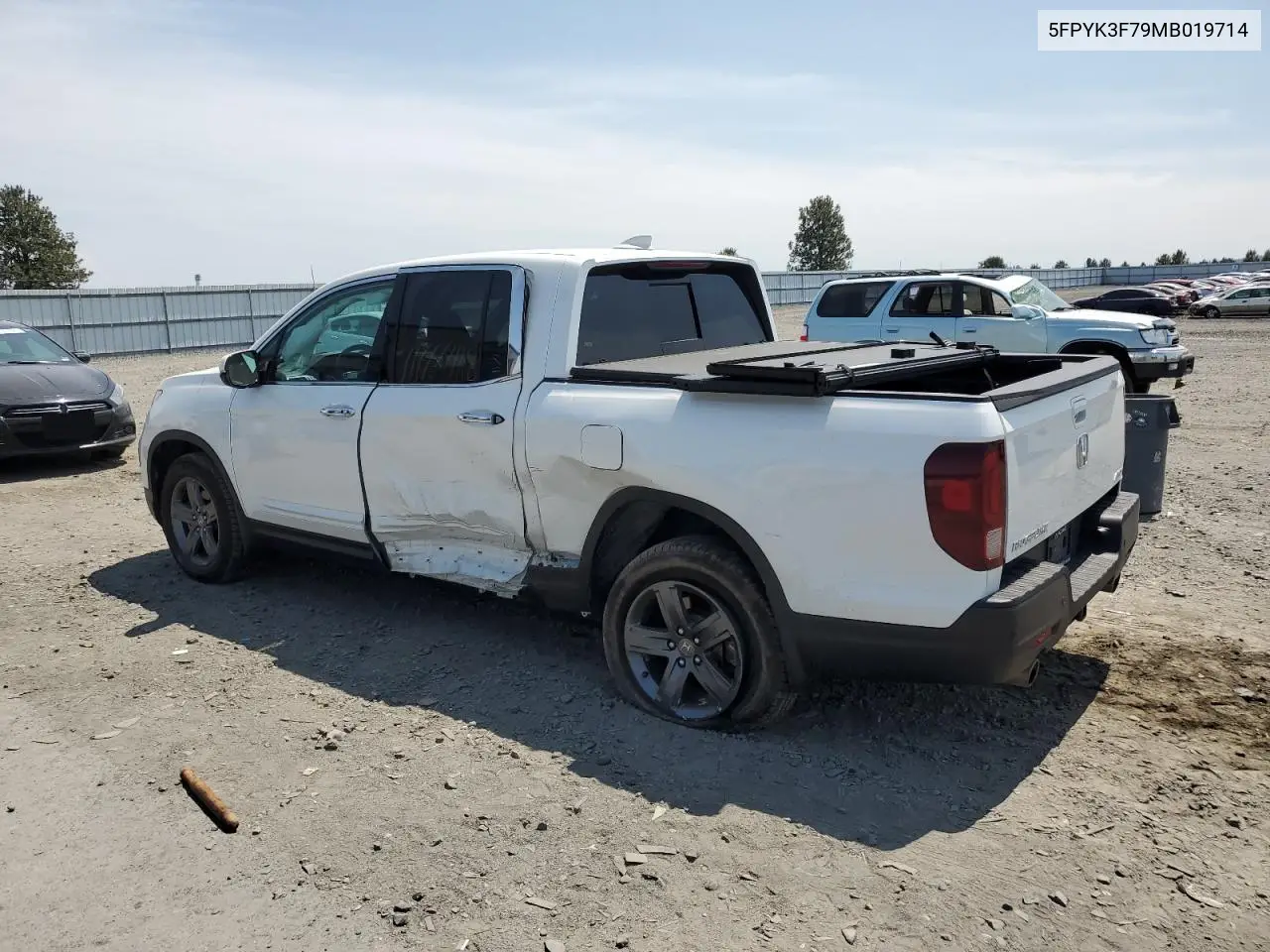 2021 Honda Ridgeline Rtl VIN: 5FPYK3F79MB019714 Lot: 62200195