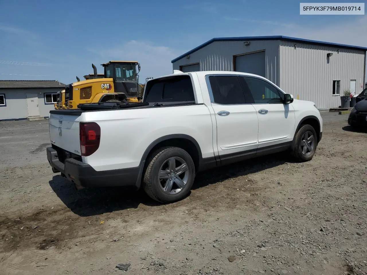 2021 Honda Ridgeline Rtl VIN: 5FPYK3F79MB019714 Lot: 62200195