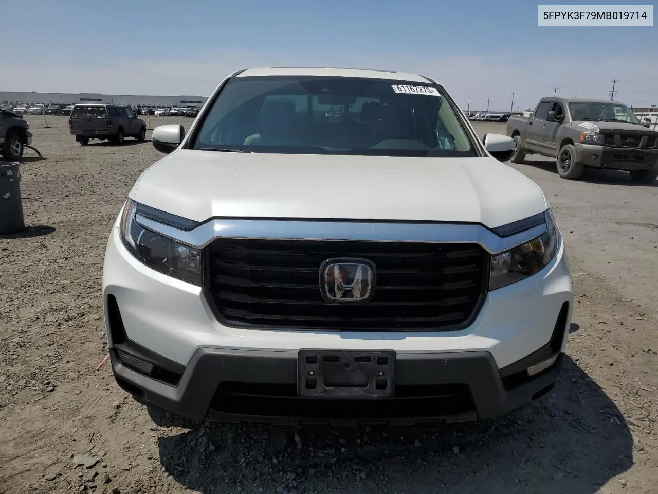 2021 Honda Ridgeline Rtl VIN: 5FPYK3F79MB019714 Lot: 62200195