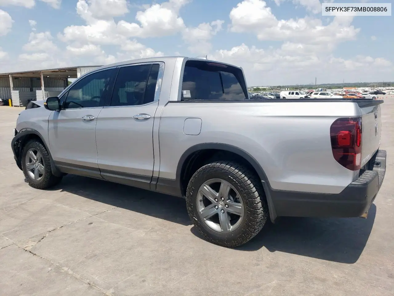2021 Honda Ridgeline Rtl VIN: 5FPYK3F73MB008806 Lot: 62234825
