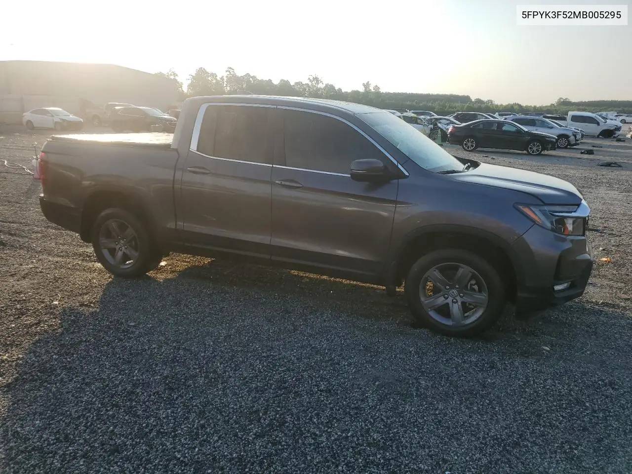 2021 Honda Ridgeline Rtl VIN: 5FPYK3F52MB005295 Lot: 62274975