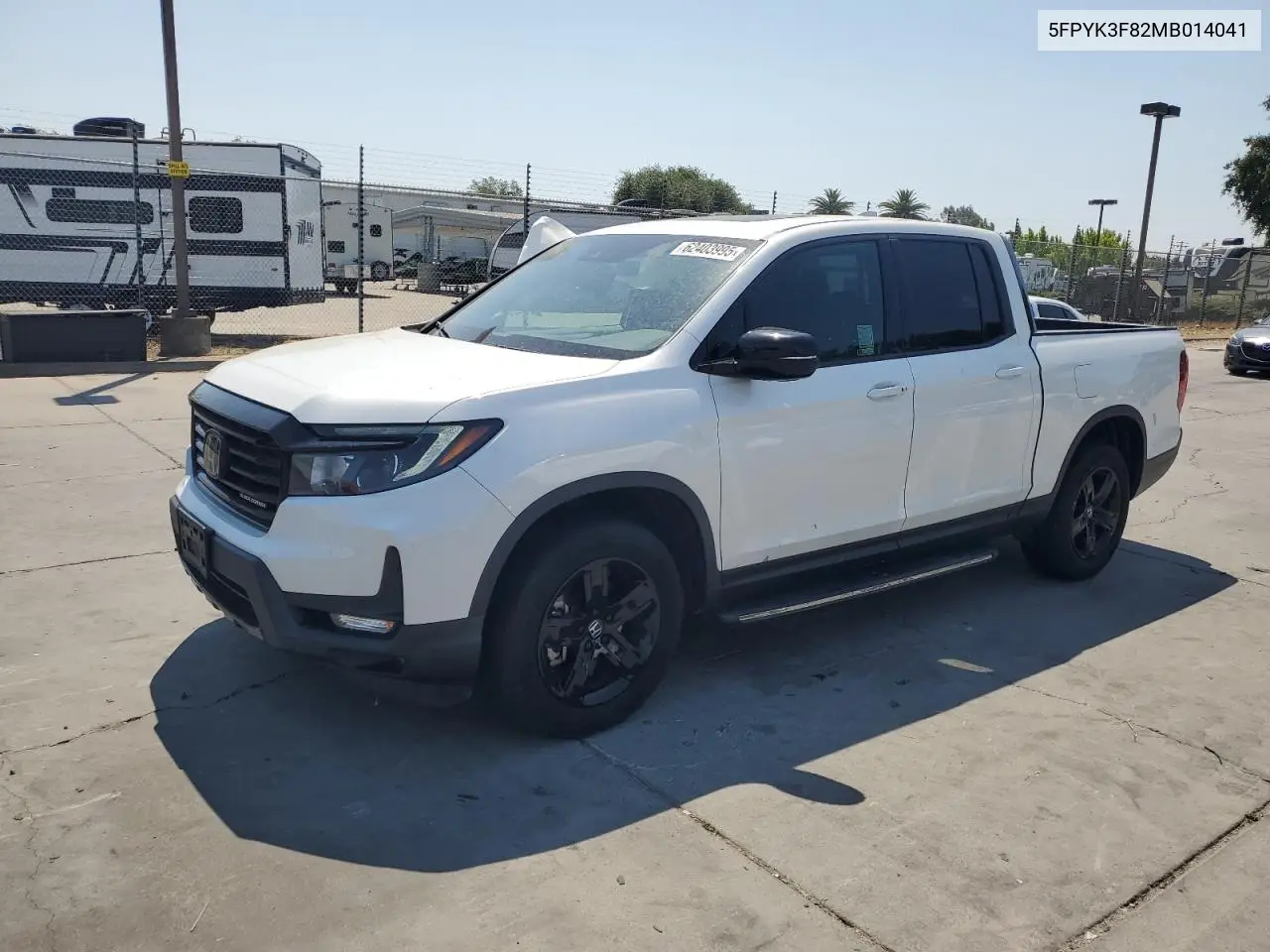 2021 Honda Ridgeline Black Edition VIN: 5FPYK3F82MB014041 Lot: 62403995