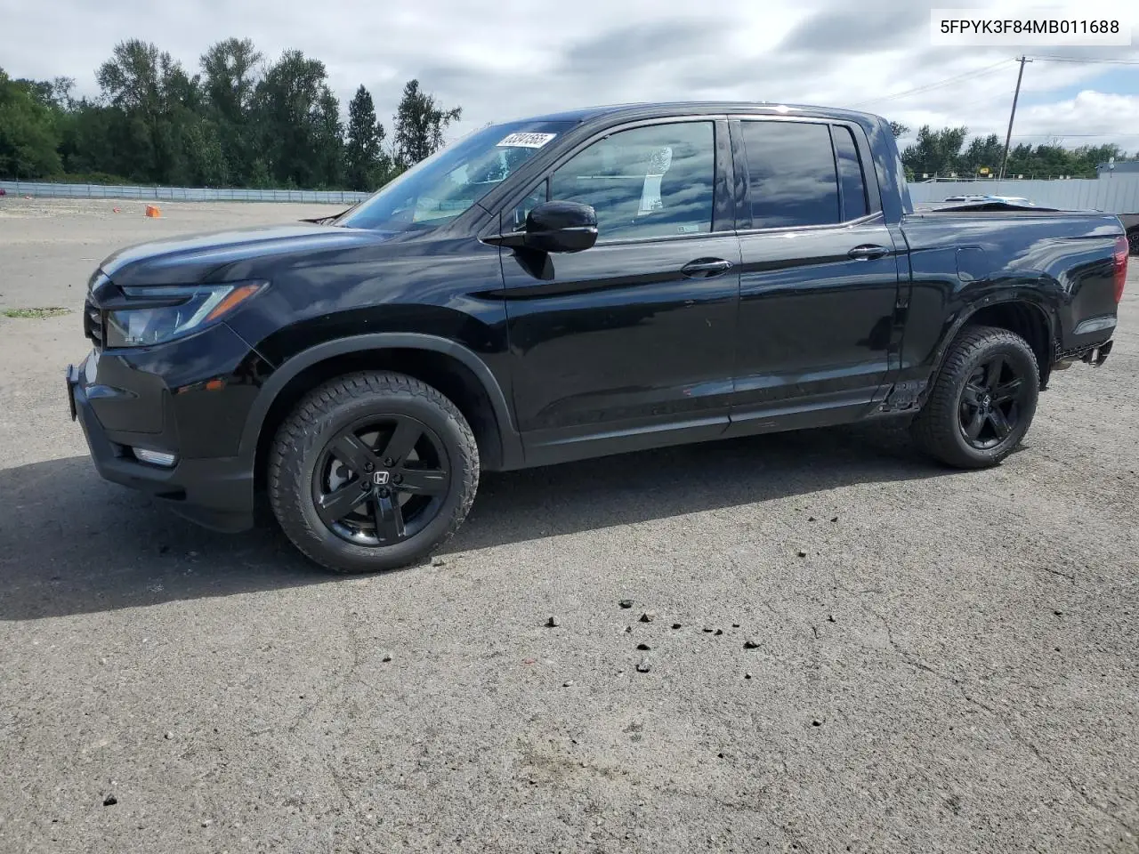 2021 Honda Ridgeline Black Edition VIN: 5FPYK3F84MB011688 Lot: 63341565