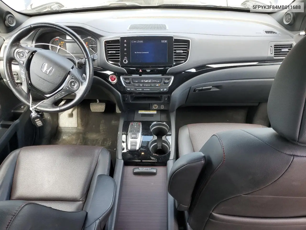 2021 Honda Ridgeline Black Edition VIN: 5FPYK3F84MB011688 Lot: 63341565