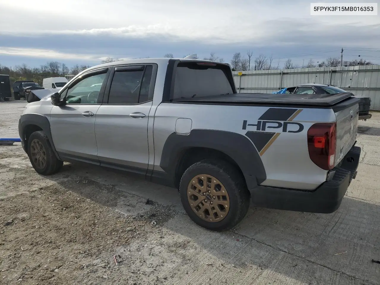 2021 Honda Ridgeline Sport VIN: 5FPYK3F15MB016353 Lot: 82310044