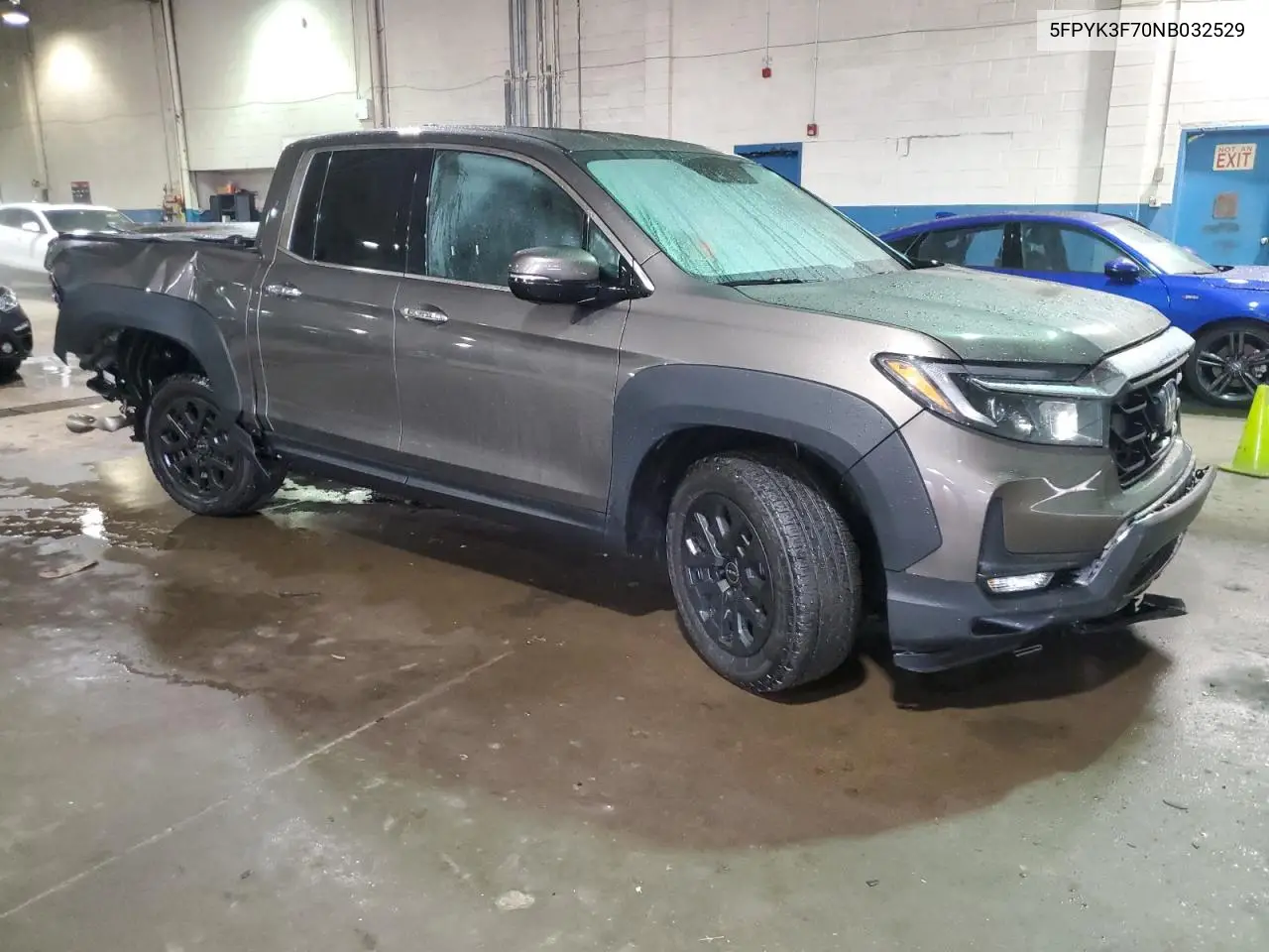 2022 Honda Ridgeline Rtl VIN: 5FPYK3F70NB032529 Lot: 49523965