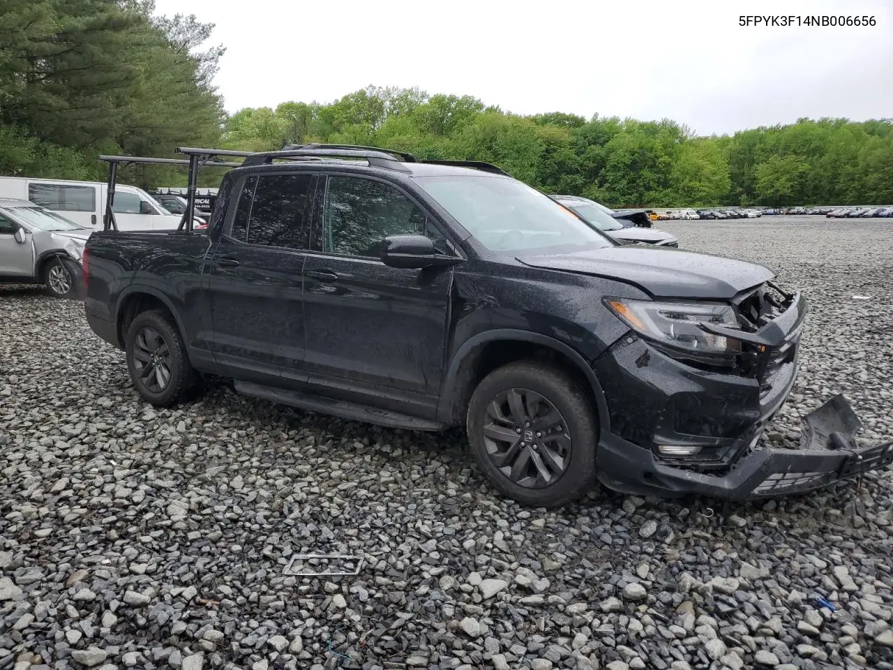 2022 Honda Ridgeline Sport VIN: 5FPYK3F14NB006656 Lot: 55895635