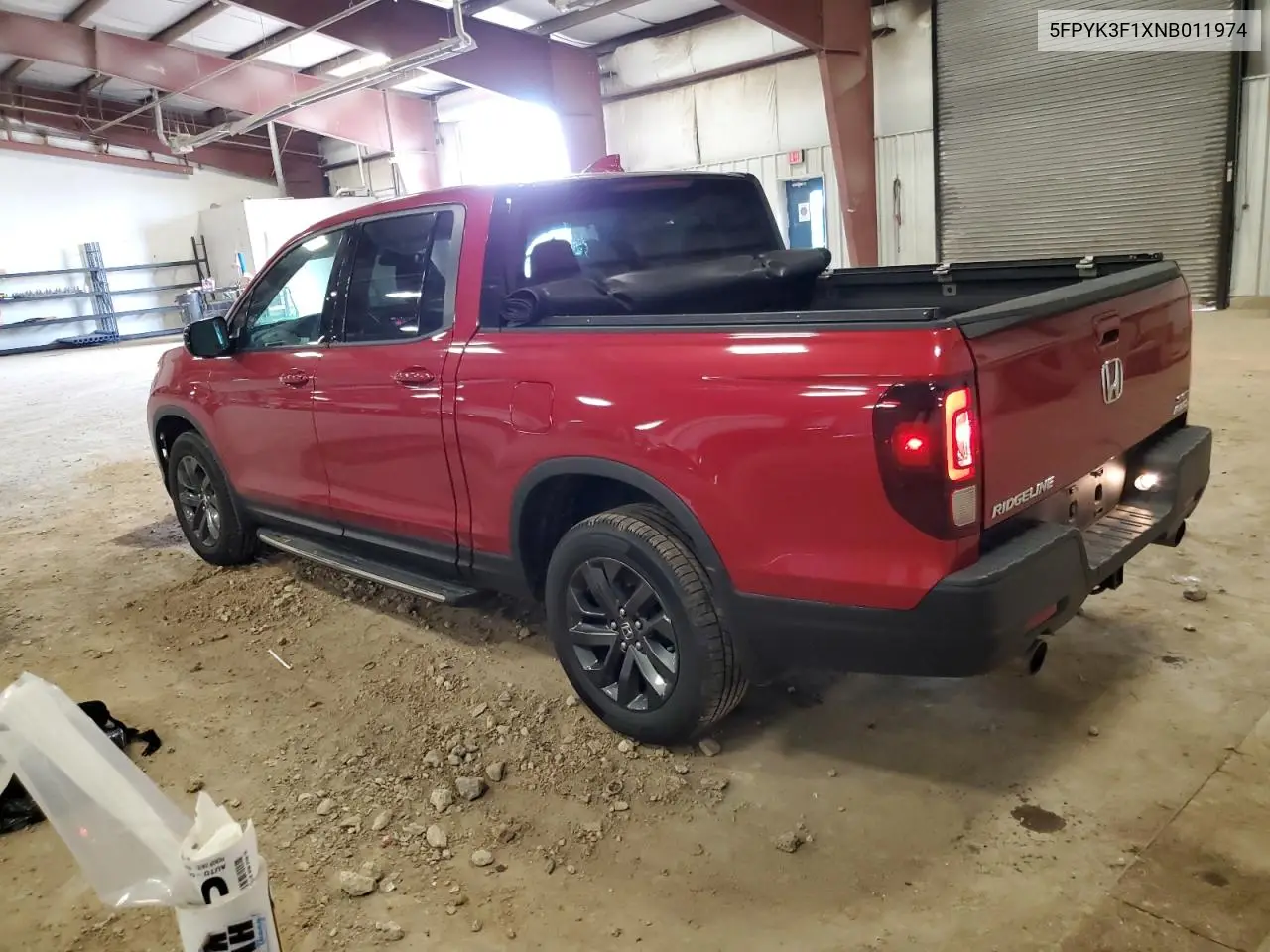 2022 Honda Ridgeline Sport VIN: 5FPYK3F1XNB011974 Lot: 56012935