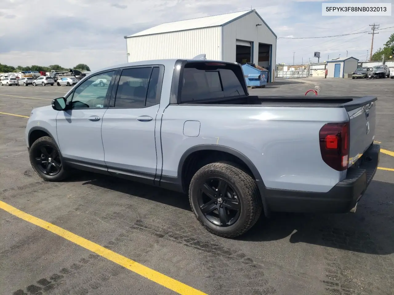 2022 Honda Ridgeline Black Edition VIN: 5FPYK3F88NB032013 Lot: 61106275
