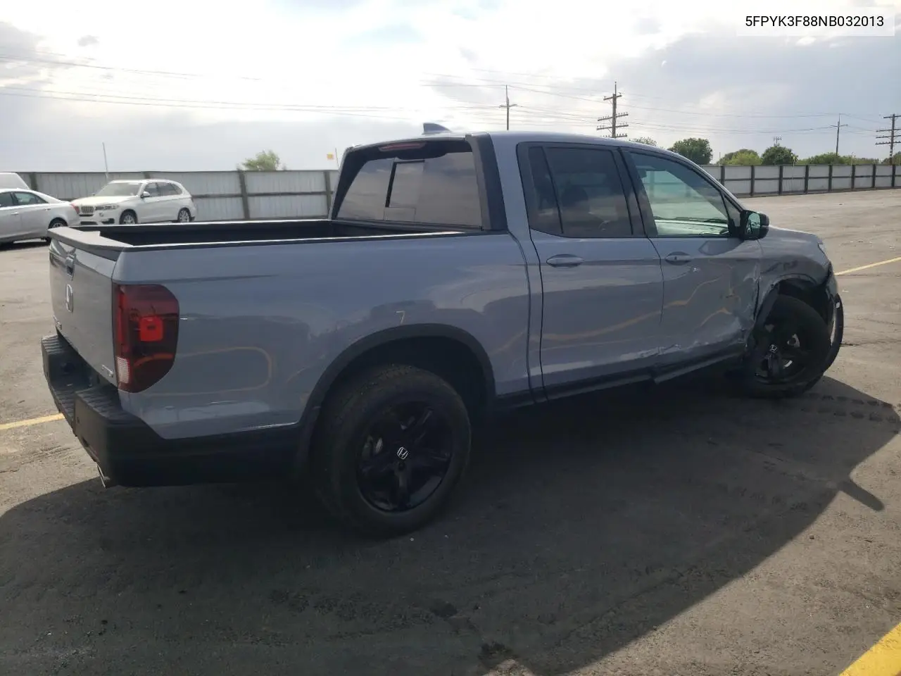 2022 Honda Ridgeline Black Edition VIN: 5FPYK3F88NB032013 Lot: 61106275