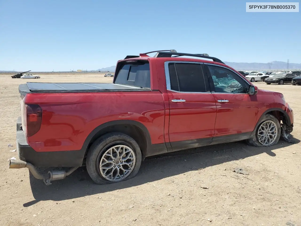 2022 Honda Ridgeline Rtl VIN: 5FPYK3F78NB005370 Lot: 61377265
