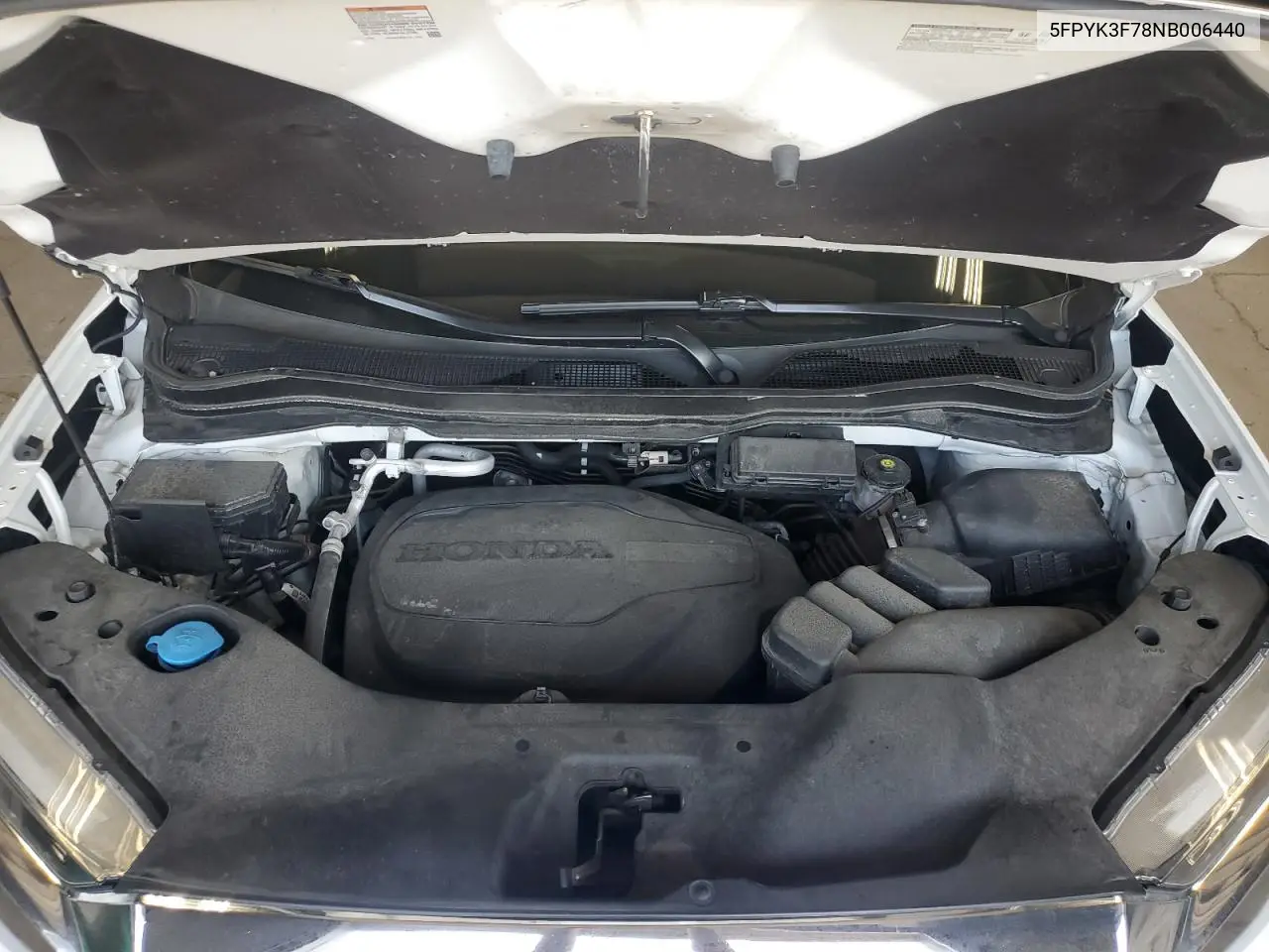 2022 Honda Ridgeline Rtl VIN: 5FPYK3F78NB006440 Lot: 63278805