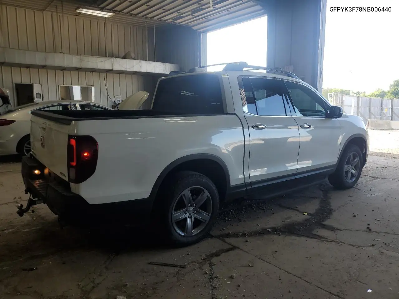 2022 Honda Ridgeline Rtl VIN: 5FPYK3F78NB006440 Lot: 63278805