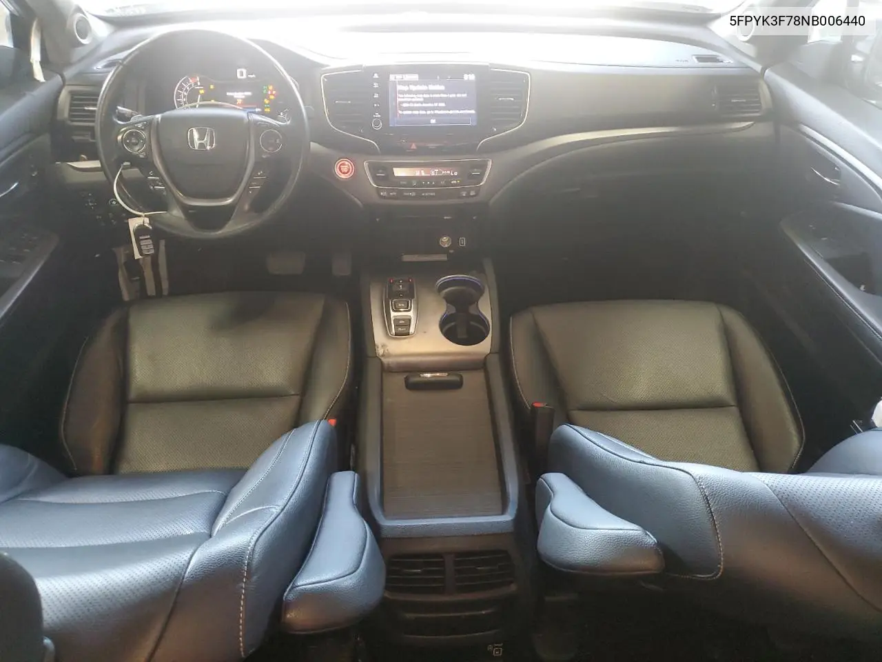 2022 Honda Ridgeline Rtl VIN: 5FPYK3F78NB006440 Lot: 63278805