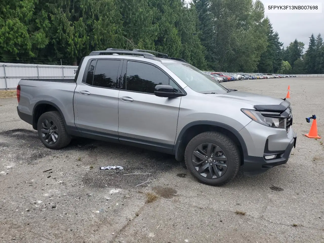 2022 Honda Ridgeline Sport VIN: 5FPYK3F13NB007698 Lot: 63811985
