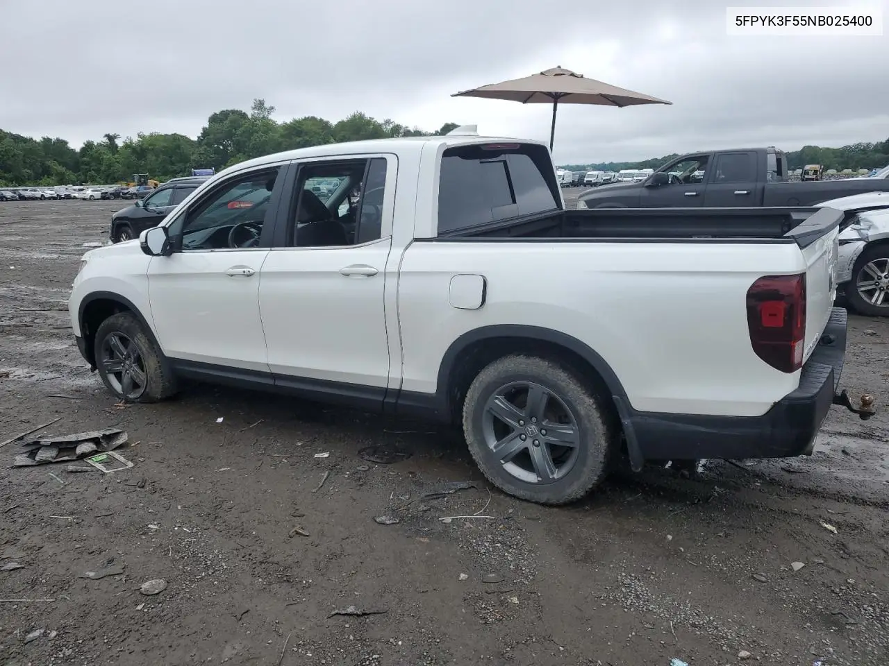 2022 Honda Ridgeline Rtl VIN: 5FPYK3F55NB025400 Lot: 64478635