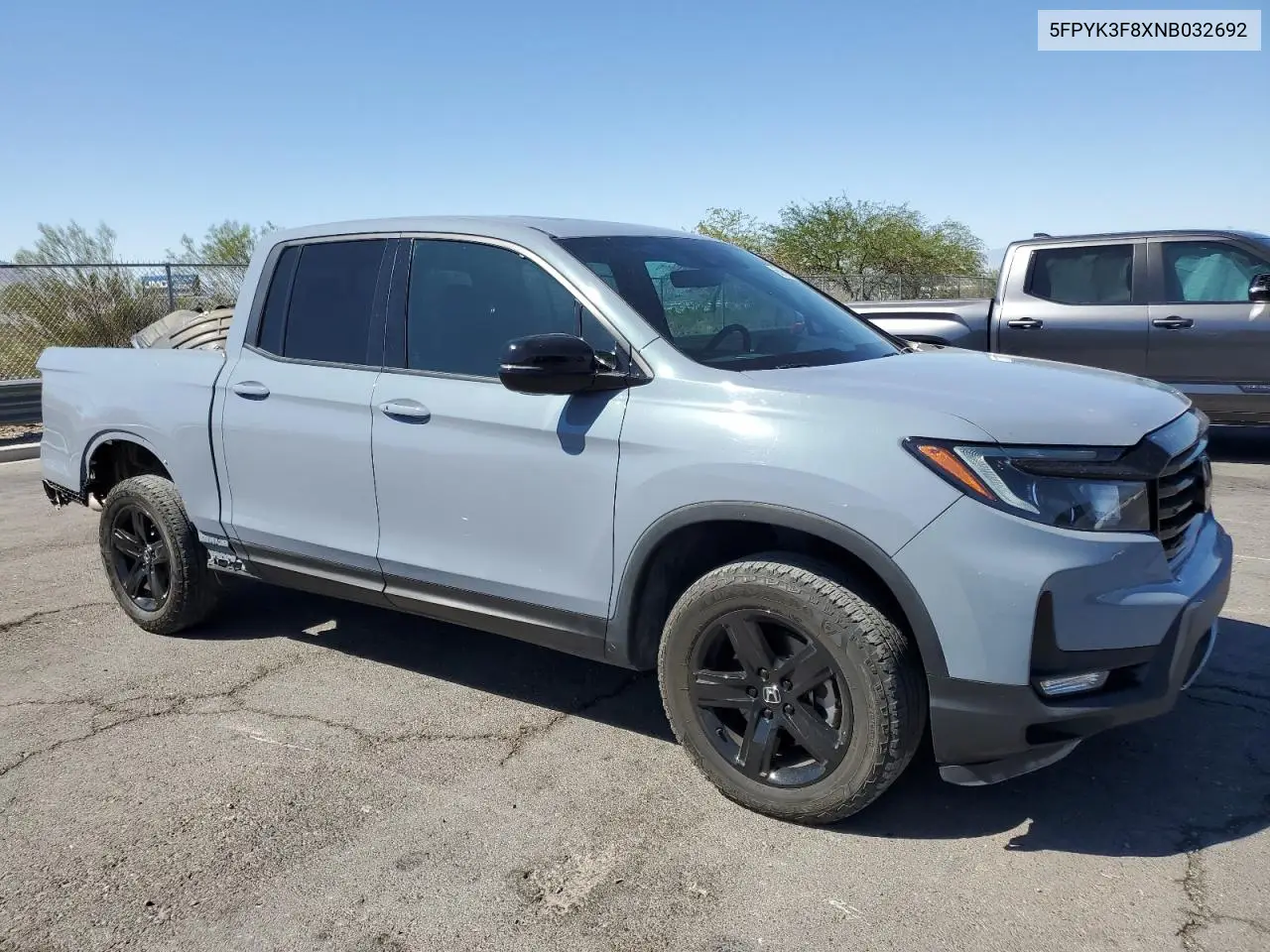 2022 Honda Ridgeline Black Edition VIN: 5FPYK3F8XNB032692 Lot: 65974585