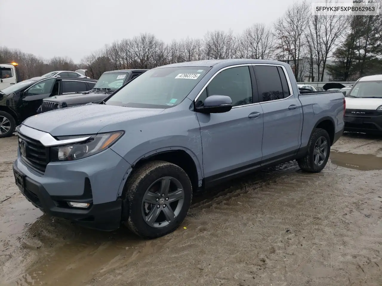 2023 Honda Ridgeline Rtl VIN: 5FPYK3F5XPB062963 Lot: 47963775
