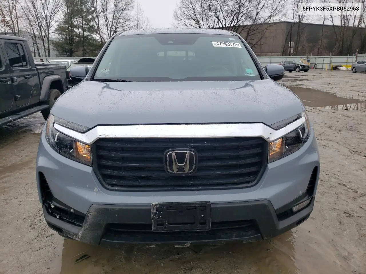 2023 Honda Ridgeline Rtl VIN: 5FPYK3F5XPB062963 Lot: 47963775