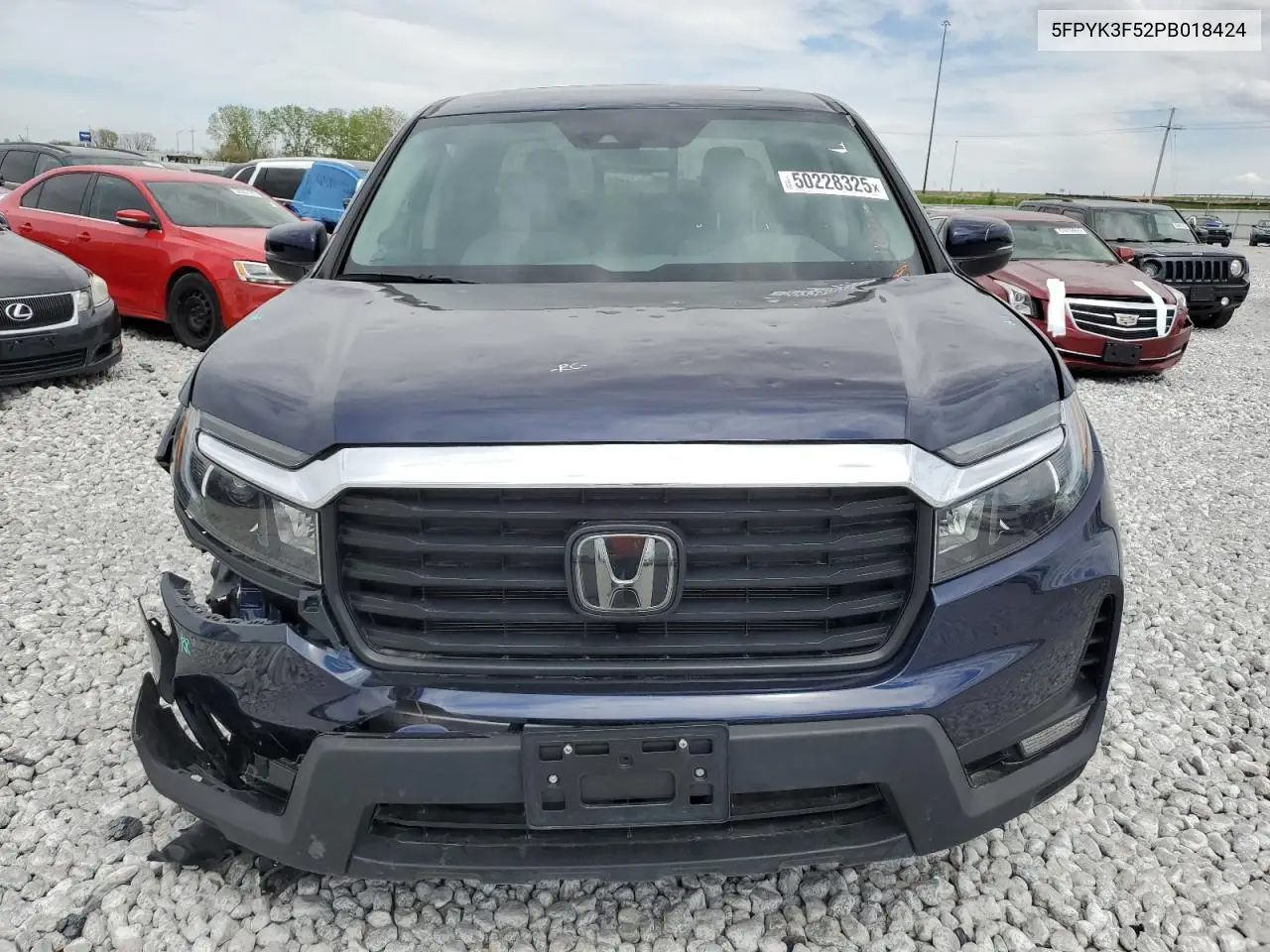 2023 Honda Ridgeline Rtl VIN: 5FPYK3F52PB018424 Lot: 50228325