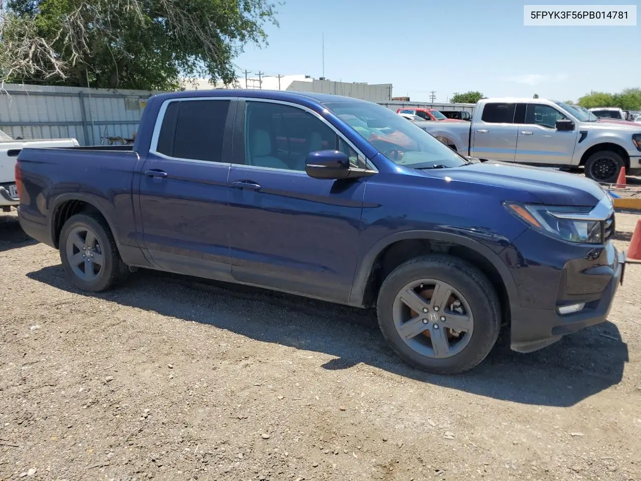 2023 Honda Ridgeline Rtl VIN: 5FPYK3F56PB014781 Lot: 56592475