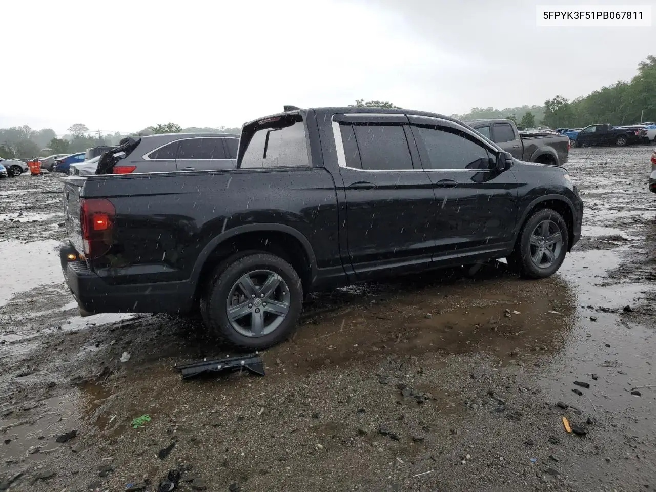 2023 Honda Ridgeline Rtl VIN: 5FPYK3F51PB067811 Lot: 56795995