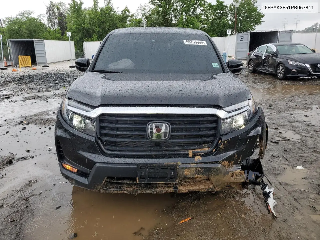 2023 Honda Ridgeline Rtl VIN: 5FPYK3F51PB067811 Lot: 56795995