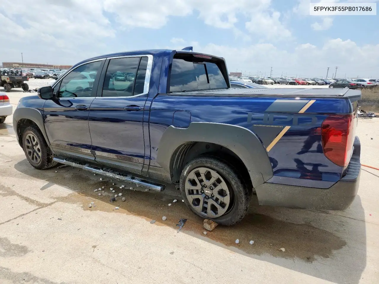 2023 Honda Ridgeline Rtl VIN: 5FPYK3F55PB017686 Lot: 59504535