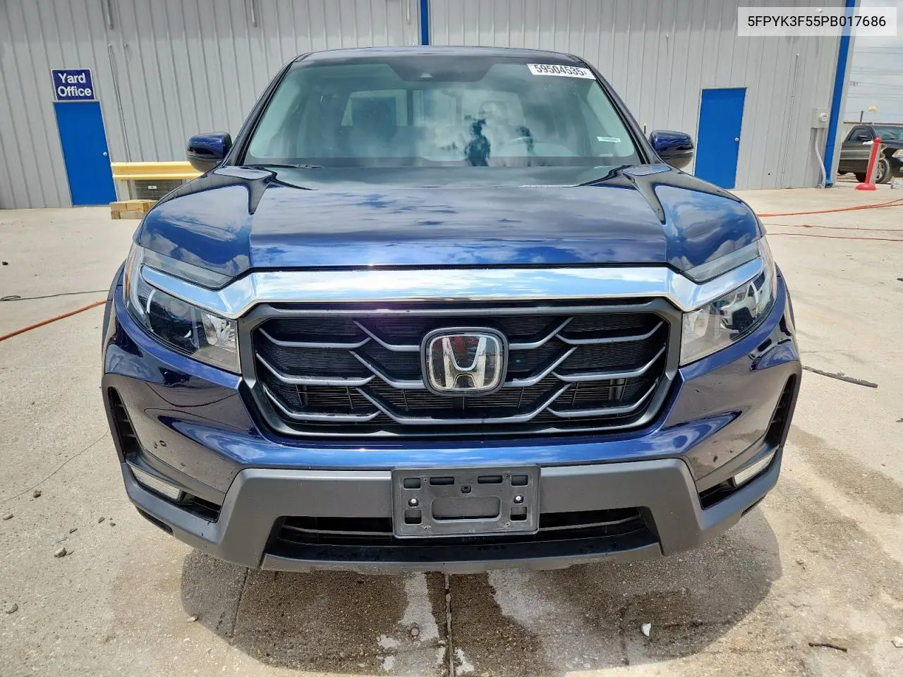 2023 Honda Ridgeline Rtl VIN: 5FPYK3F55PB017686 Lot: 59504535
