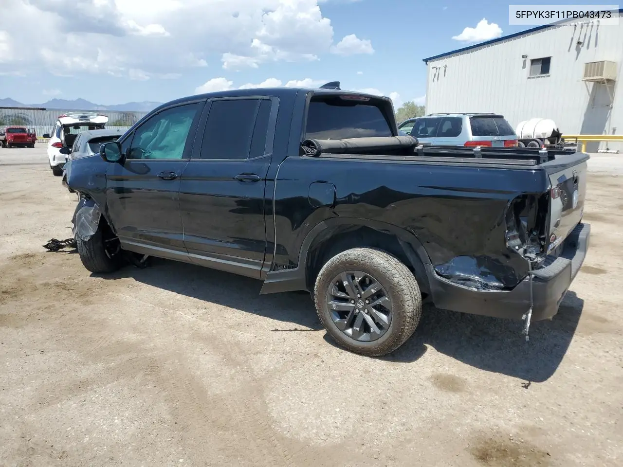 2023 Honda Ridgeline Sport VIN: 5FPYK3F11PB043473 Lot: 62365625