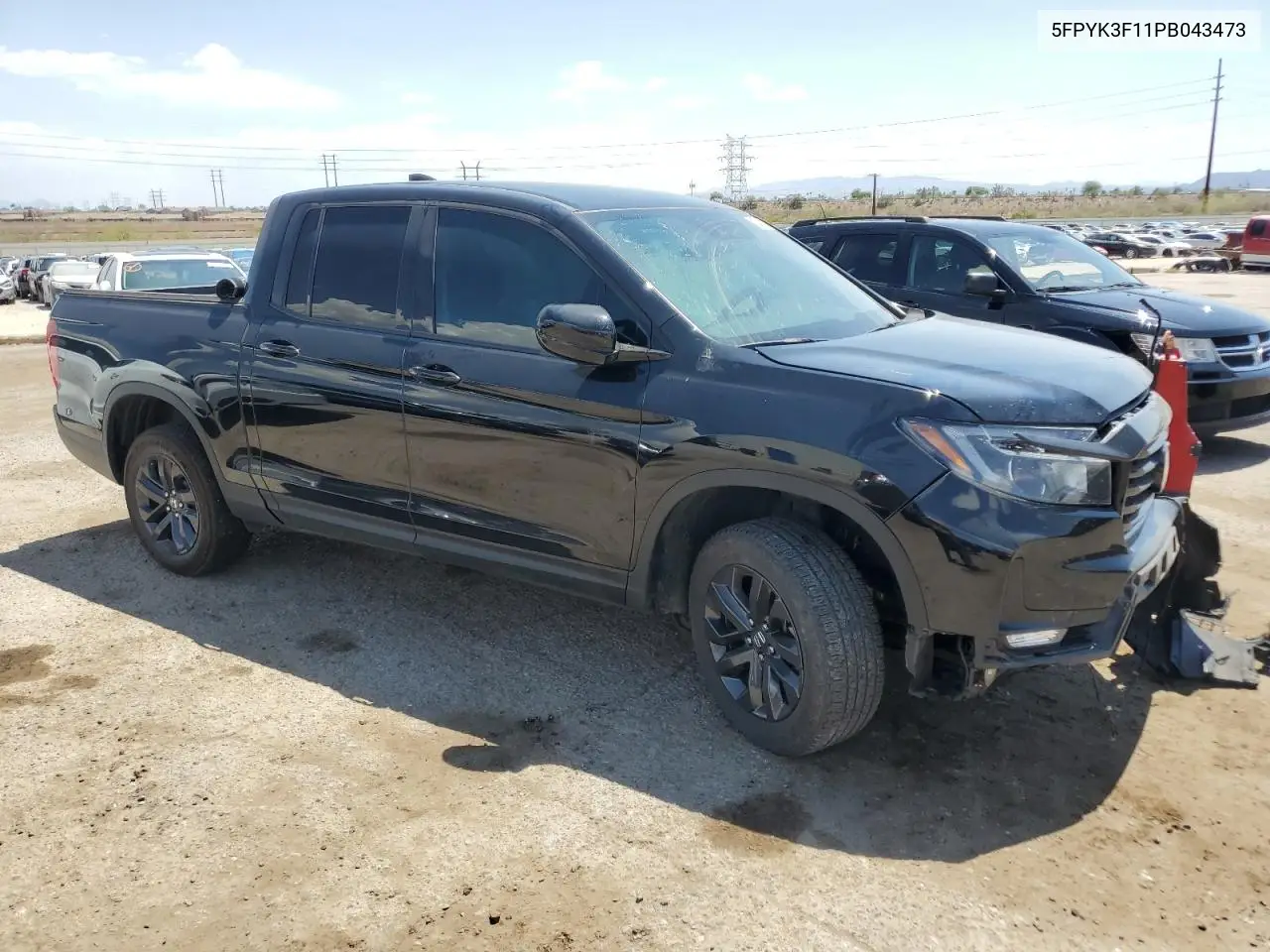 2023 Honda Ridgeline Sport VIN: 5FPYK3F11PB043473 Lot: 62365625