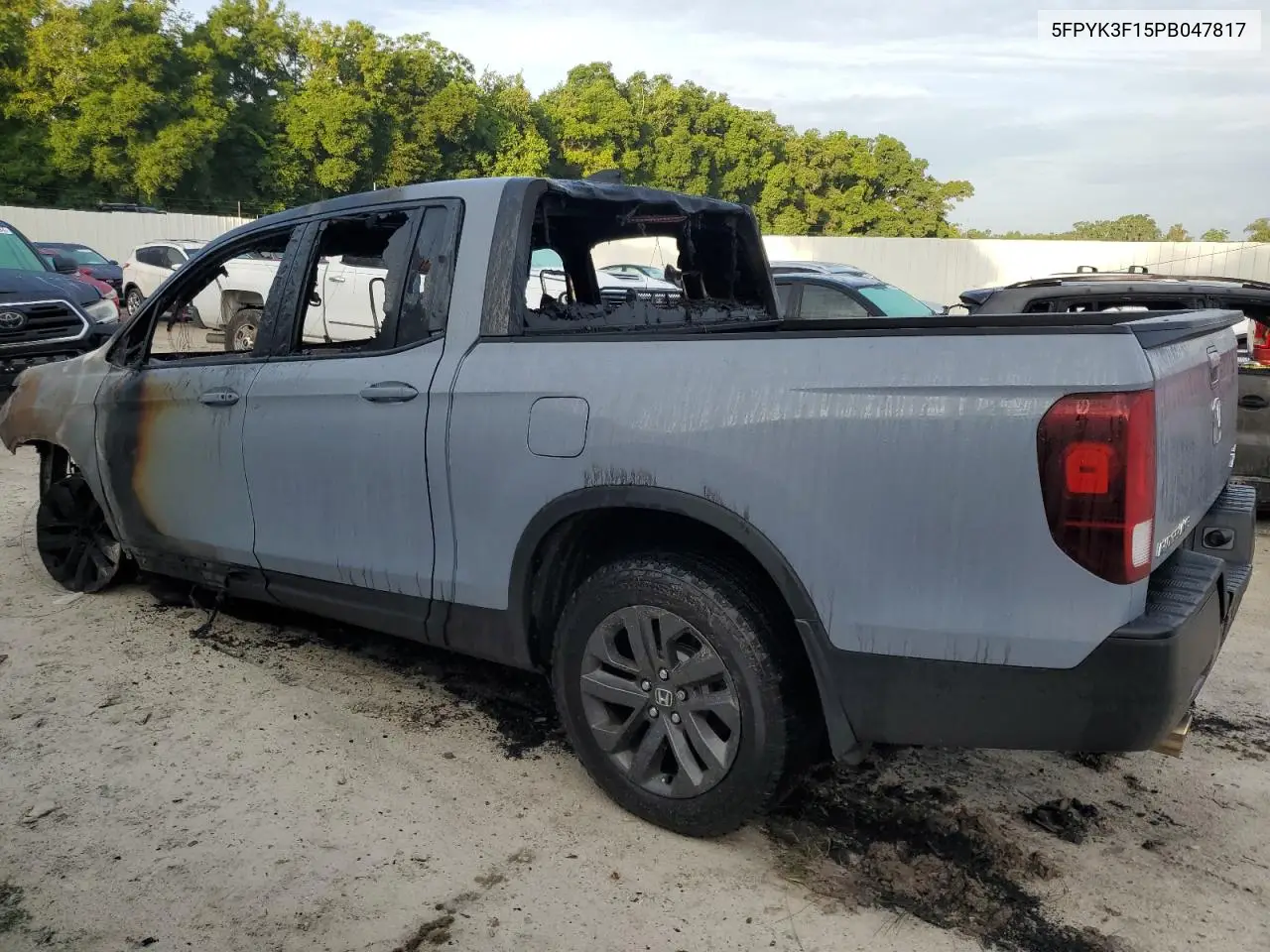 2023 Honda Ridgeline Sport VIN: 5FPYK3F15PB047817 Lot: 62422524