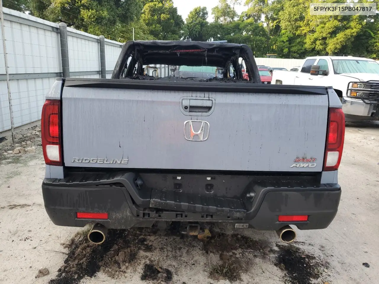 2023 Honda Ridgeline Sport VIN: 5FPYK3F15PB047817 Lot: 62422524