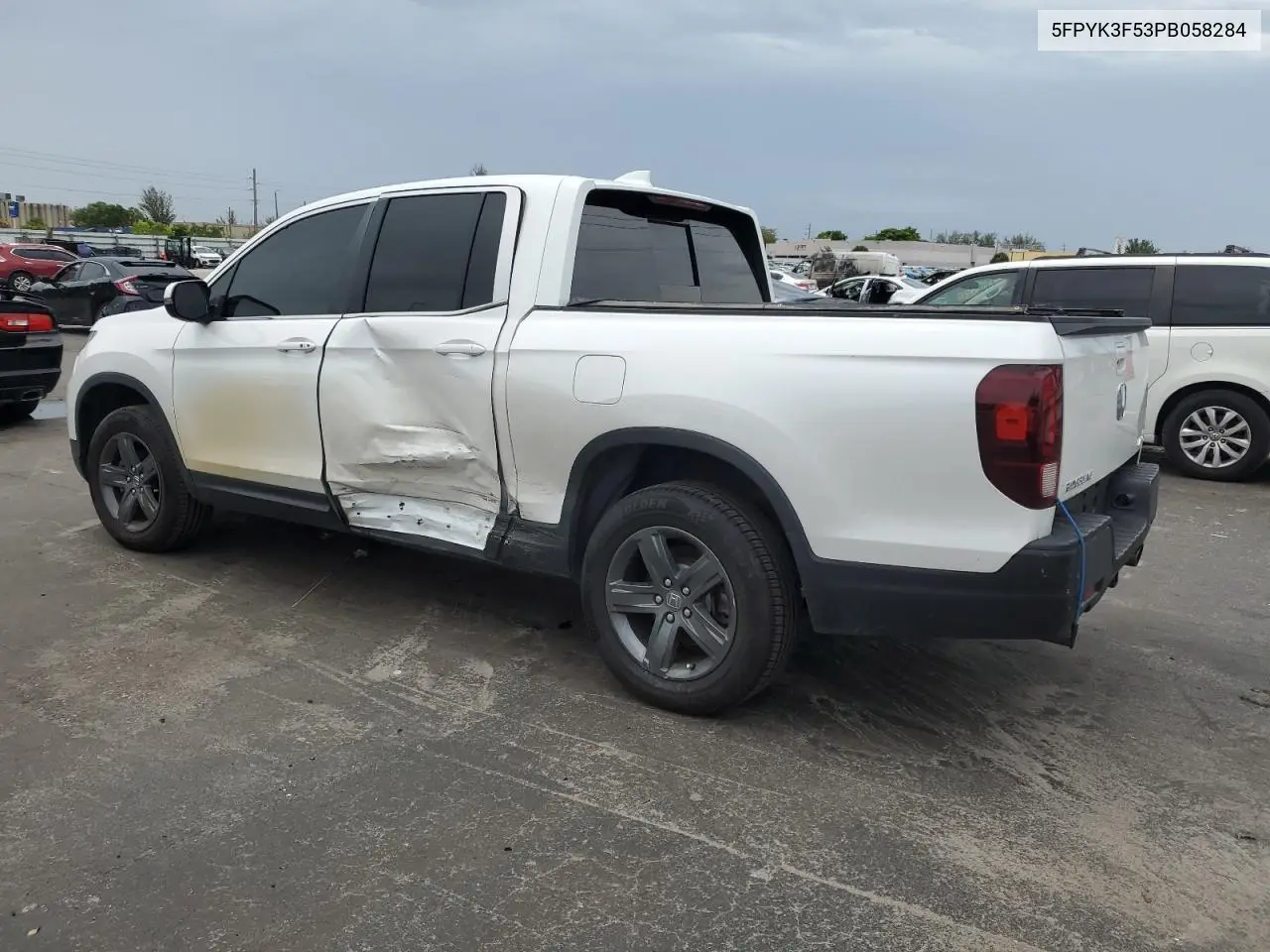 2023 Honda Ridgeline Rtl VIN: 5FPYK3F53PB058284 Lot: 63384665