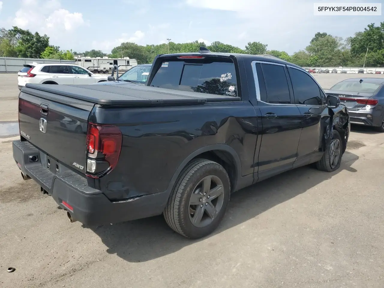 2023 Honda Ridgeline Rtl VIN: 5FPYK3F54PB004542 Lot: 63499365