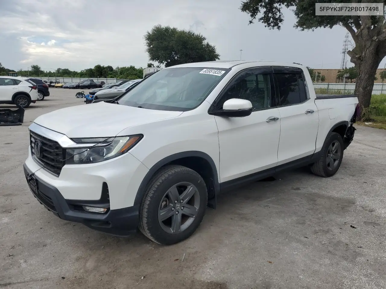 2023 Honda Ridgeline Rtl-E VIN: 5FPYK3F72PB017498 Lot: 65951835