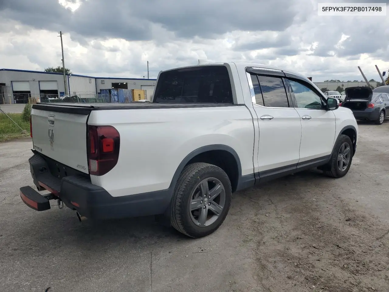 2023 Honda Ridgeline Rtl-E VIN: 5FPYK3F72PB017498 Lot: 65951835
