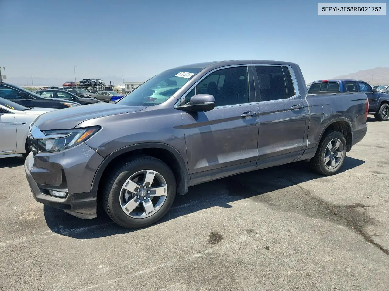 2024 Honda Ridgeline Rtl VIN: 5FPYK3F58RB021752 Lot: 62333325