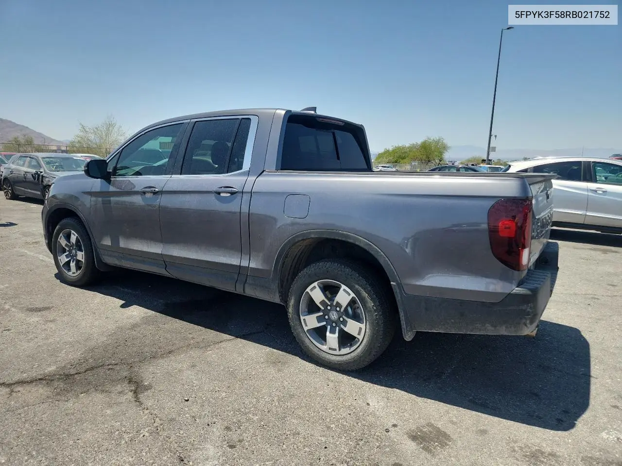 2024 Honda Ridgeline Rtl VIN: 5FPYK3F58RB021752 Lot: 62333325