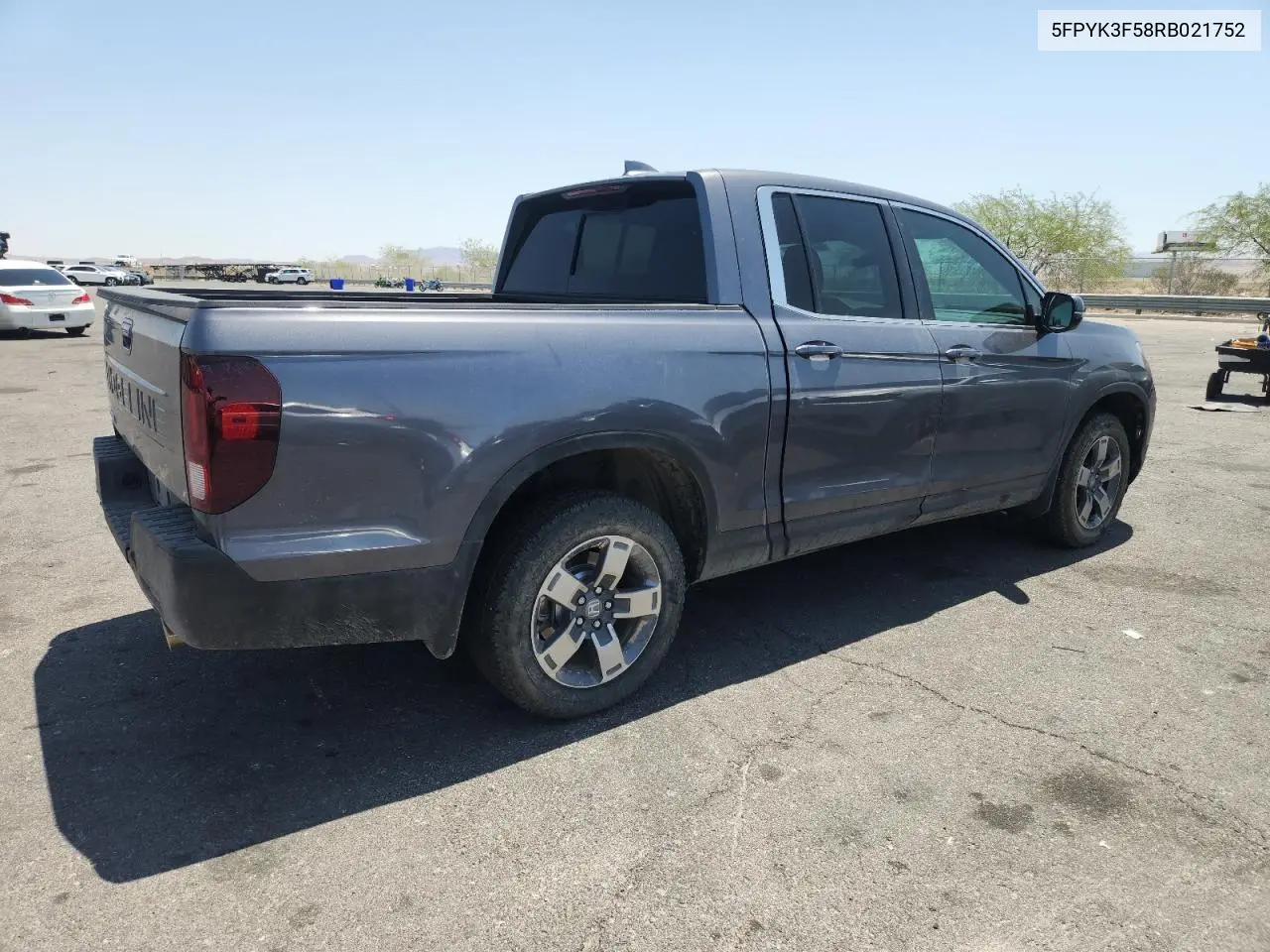2024 Honda Ridgeline Rtl VIN: 5FPYK3F58RB021752 Lot: 62333325