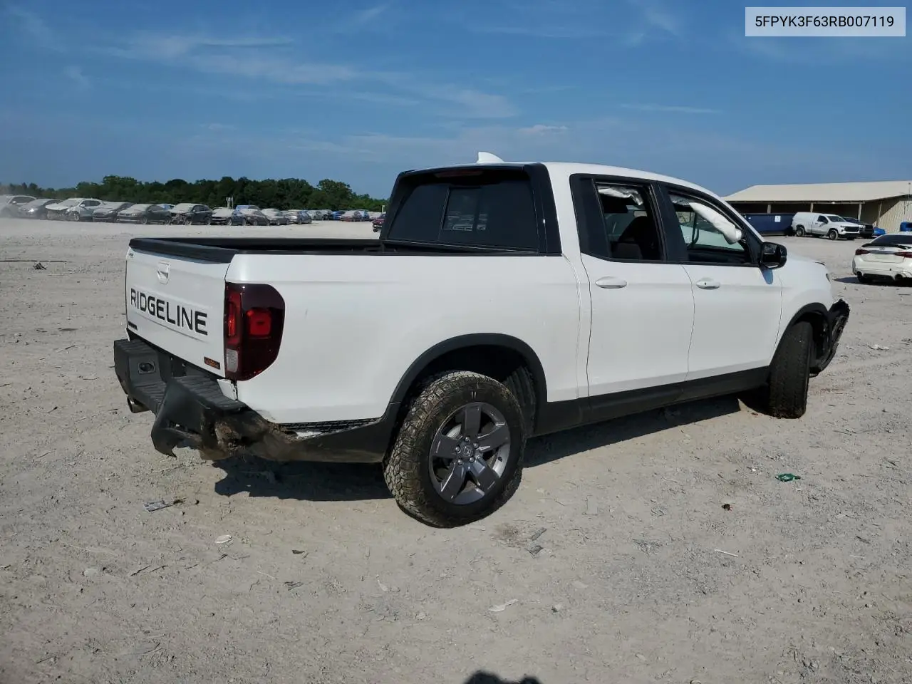2024 Honda Ridgeline Trail Sport VIN: 5FPYK3F63RB007119 Lot: 62460335