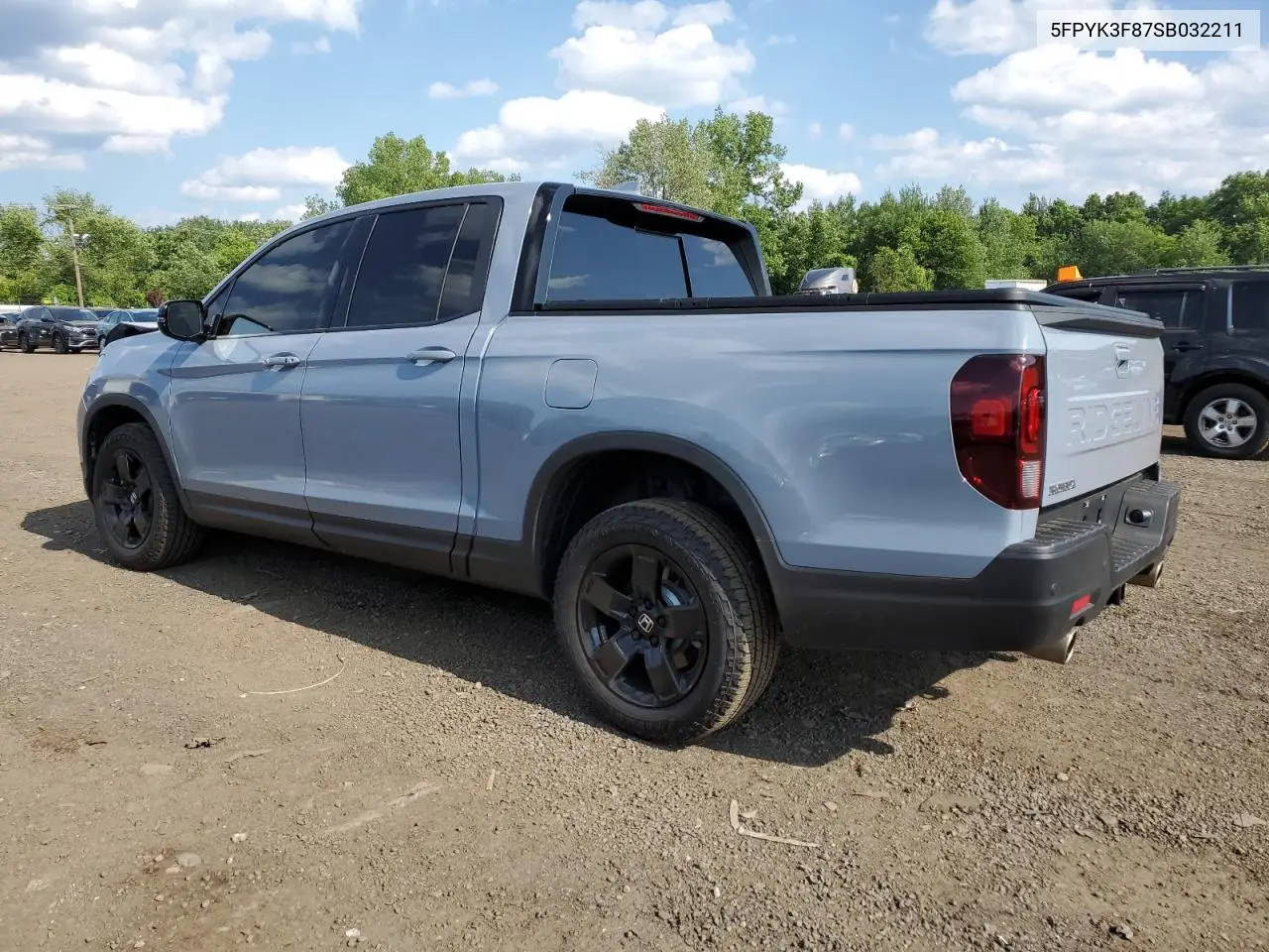 2025 Honda Ridgeline Black Edition VIN: 5FPYK3F87SB032211 Lot: 62021275
