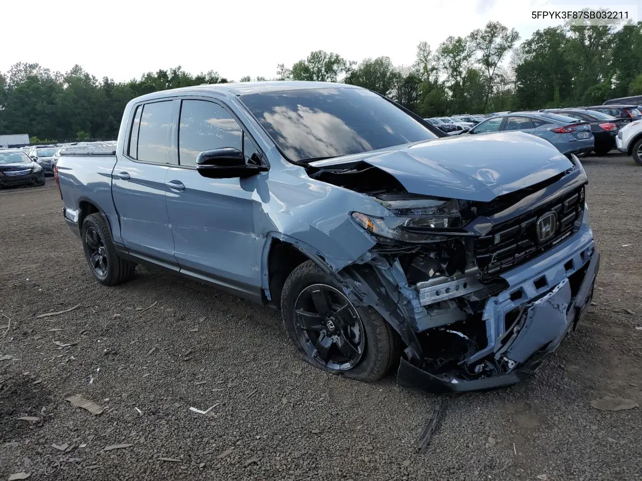 2025 Honda Ridgeline Black Edition VIN: 5FPYK3F87SB032211 Lot: 62021275