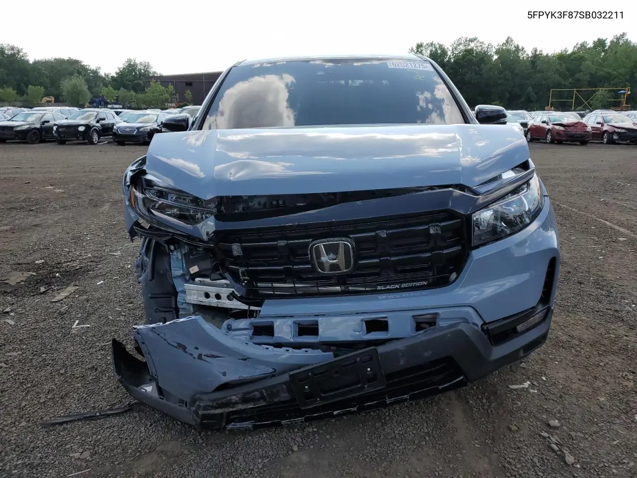 2025 Honda Ridgeline Black Edition VIN: 5FPYK3F87SB032211 Lot: 62021275