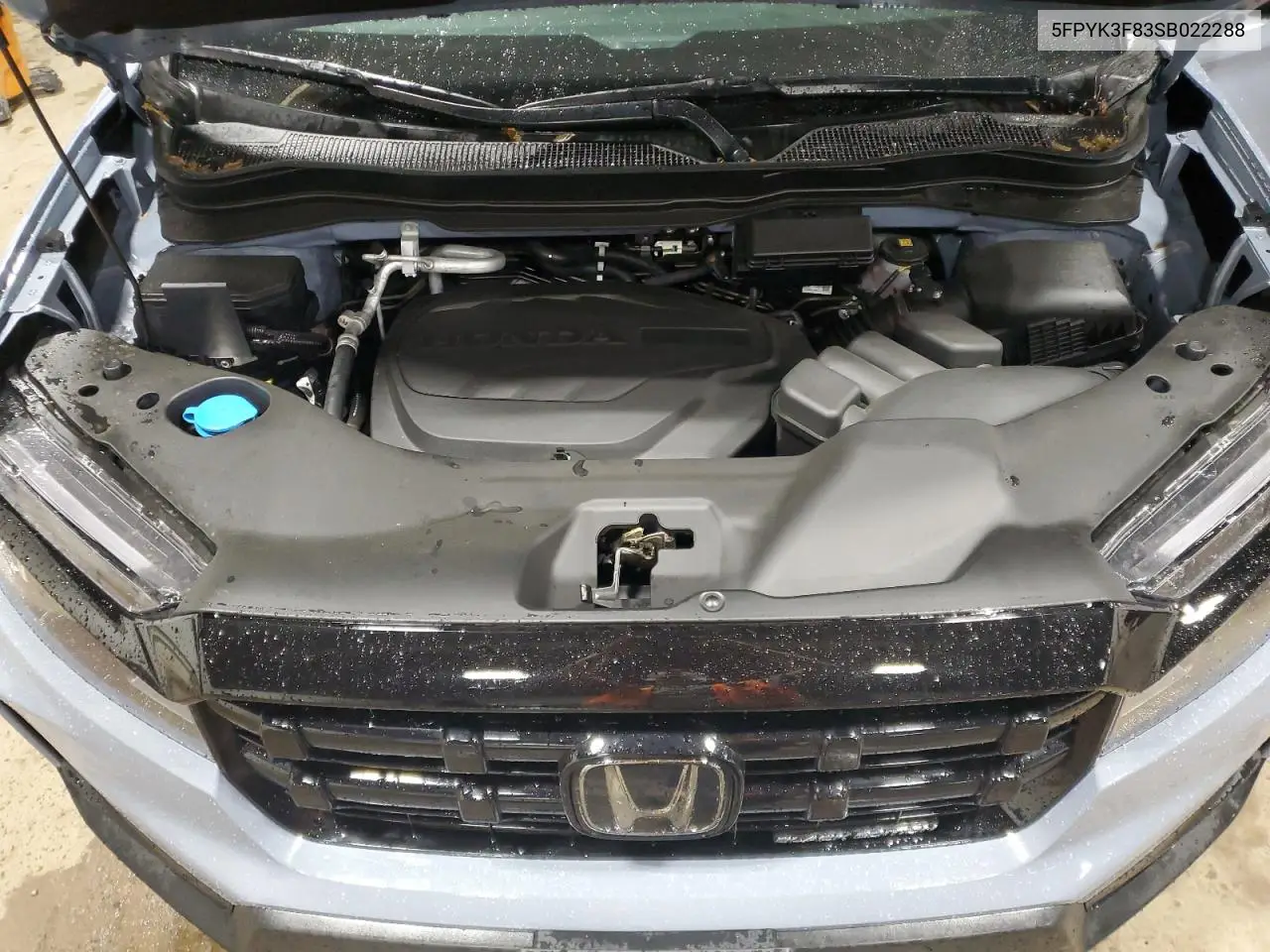 2025 Honda Ridgeline Black Edition VIN: 5FPYK3F83SB022288 Lot: 62381625