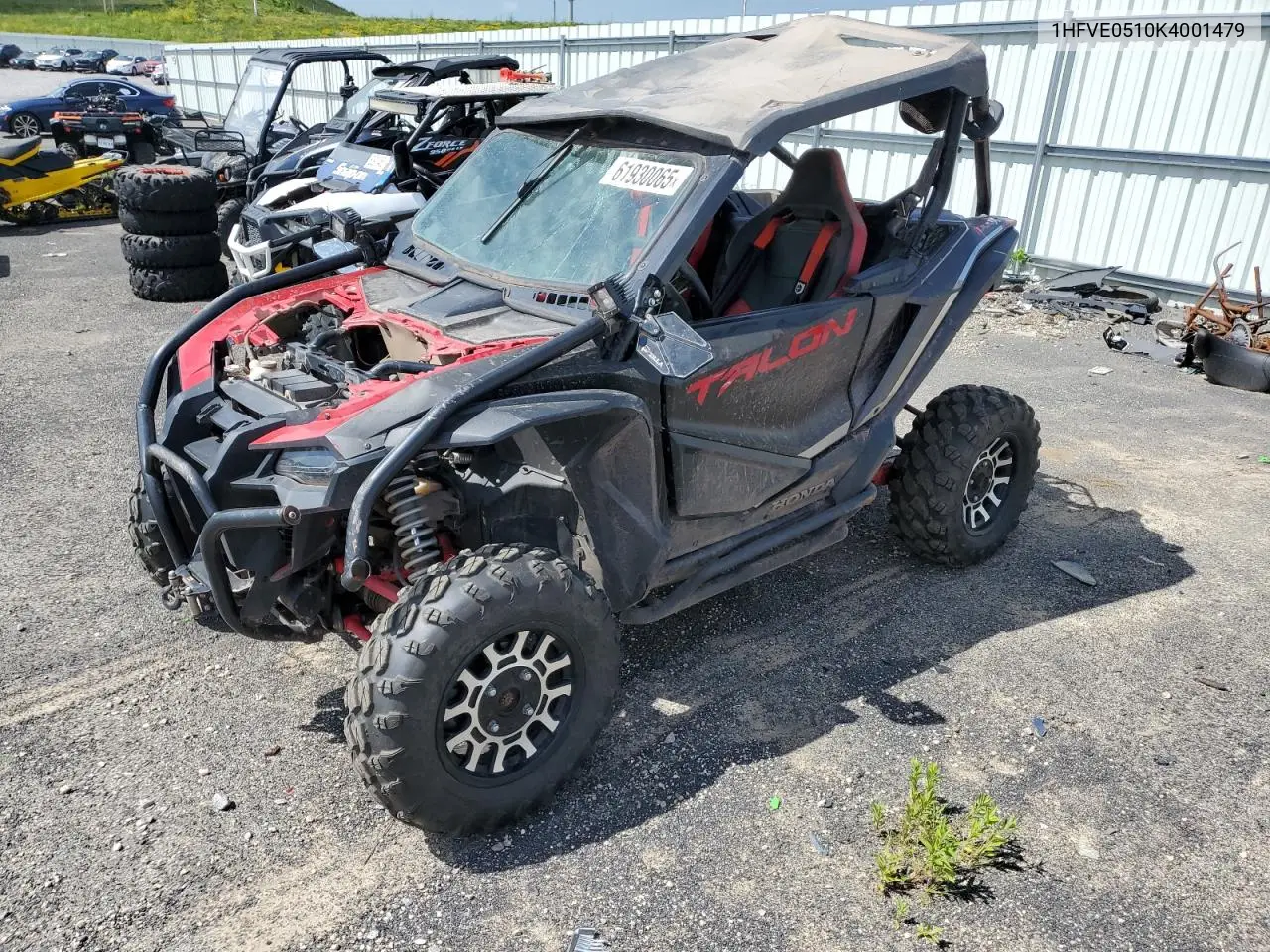 2019 Honda Sxs1000 S2X VIN: 1HFVE0510K4001479 Lot: 61930065