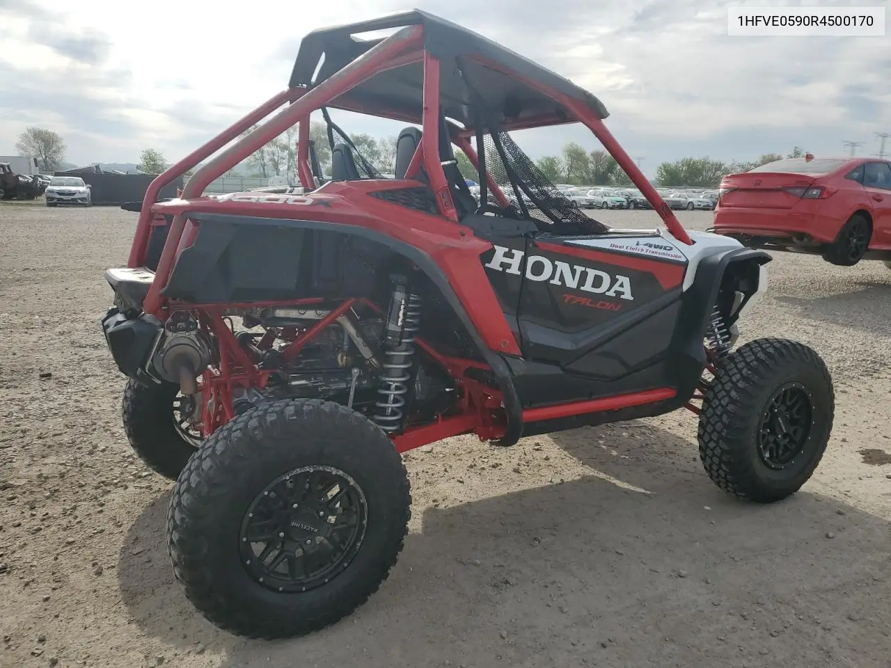 2024 Honda Sxs1000 S2X VIN: 1HFVE0590R4500170 Lot: 56163995