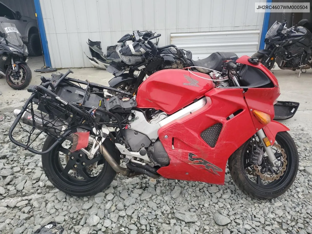 1998 Honda Vfr800 F1 VIN: JH2RC4607WM000504 Lot: 87943215